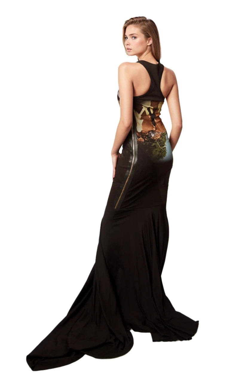 BEATLES TSHIRT TRUMPET GOWN