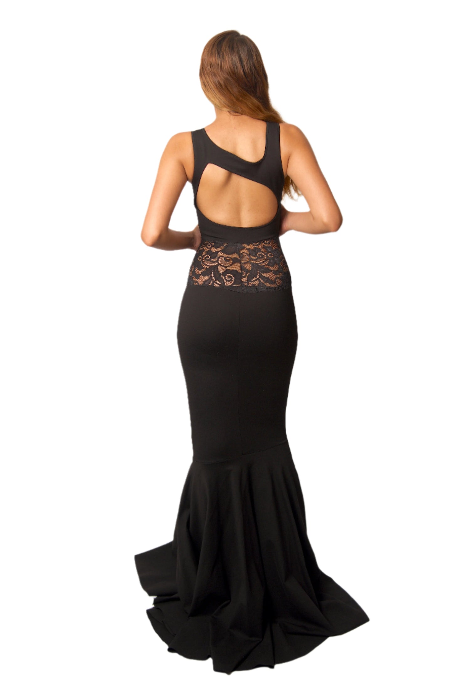 ASYMETRIA BLACK GOWN