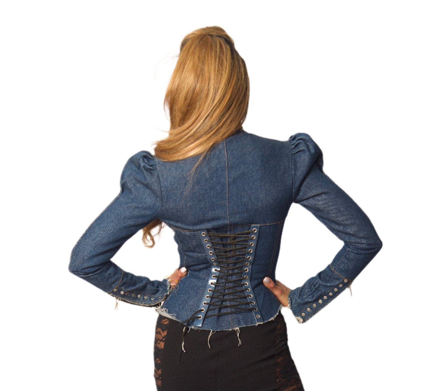 CORSET DENIM JACKET